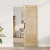 Slankios durys 73,5 x 211 cm Pušies medienos masyvas