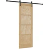 Slankios durys 73,5 x 211 cm Pušies medienos masyvas