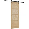 Slankios durys 73,5 x 211 cm Pušies medienos masyvas