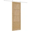Slankios durys 73,5 x 211 cm Pušies medienos masyvas