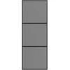 Slankios durys 76 x 205 cm Grūdintas stiklas ir aliuminis