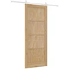 Slankios durys 86 x 211 cm Pušies medienos masyvas