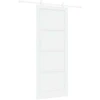 Slankios durys 93 x 232 cm Apdirbta mediena Balta