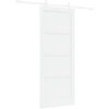 Slankios durys Balta 83 x 202 cm Pušies medienos masyvas