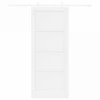 Slankios durys Balta 83 x 202 cm Pušies medienos masyvas