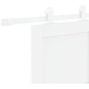 Slankios durys Balta 83 x 202 cm Pušies medienos masyvas