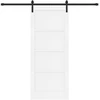 Slankios durys Balta 83 x 202 cm Pušies medienos masyvas
