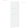 Slankios durys Balta 83 x 202 cm Pušies medienos masyvas