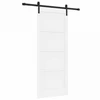 Slankios durys Balta 83 x 202 cm Pušies medienos masyvas