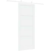 Slankios durys Balta 83 x 202 cm Pušies medienos masyvas