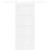 Slankios durys Balta 83 x 202 cm Pušies medienos masyvas