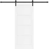 Slankios durys Balta 83 x 202 cm Pušies medienos masyvas