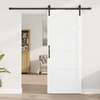 Slankios durys Balta 83 x 202 cm Pušies medienos masyvas
