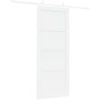 Slankios durys Balta 83 x 202 cm Pušies medienos masyvas