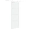 Slankios durys Balta 83 x 232 cm Pušies medienos masyvas