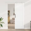 Slankios durys Balta 83 x 232 cm Pušies medienos masyvas