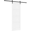 Slankios durys Balta 83 x 232 cm Pušies medienos masyvas