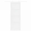 Slankios durys Balta 83 x 232 cm Pušies medienos masyvas