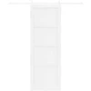 Slankios durys Balta 83 x 232 cm Pušies medienos masyvas