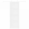 Slankios durys Balta 83 x 232 cm Pušies medienos masyvas