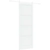 Slankios durys Balta 83 x 232 cm Pušies medienos masyvas