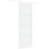 Slankios durys Balta 83 x 232 cm Pušies medienos masyvas