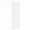 Slankios durys Balta 83 x 232 cm Pušies medienos masyvas