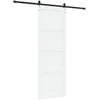 Slankios durys Balta 83 x 232 cm Pušies medienos masyvas