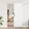 Slankios durys Balta 83 x 232 cm Pušies medienos masyvas