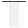Slankios durys Balta 83 x 232 cm Pušies medienos masyvas