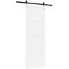 Slankios durys Balta 83 x 232 cm Pušies medienos masyvas