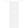 Slankios durys Balta 83 x 232 cm Pušies medienos masyvas