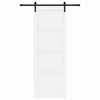 Slankios durys Balta 83 x 232 cm Pušies medienos masyvas
