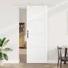 Slankios durys Balta 83 x 232 cm Pušies medienos masyvas