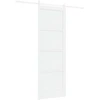 Slankios durys Balta 83 x 232 cm Pušies medienos masyvas