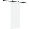 Slankios durys Balta ir juoda 83 x 202 cm