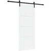Slankios durys Balta ir juoda 83 x 202 cm