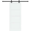 Slankios durys Balta ir juoda 83 x 202 cm
