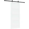 Slankios durys Balta ir juoda 83 x 202 cm