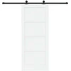 Slankios durys Balta ir juoda 83 x 202 cm