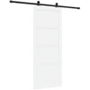 Slankios durys Balta ir juoda 83 x 202 cm