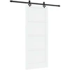 Slankios durys Balta ir juoda 83 x 202 cm