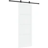 Slankios durys Balta ir juoda 83 x 232 cm