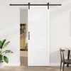 Slankios durys Balta ir juoda 83 x 232 cm