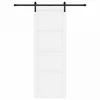 Slankios durys Balta ir juoda 83 x 232 cm