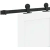 Slankios durys Balta ir juoda 83 x 232 cm