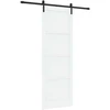 Slankios durys Balta ir juoda 83 x 232 cm