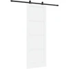 Slankios durys Balta ir juoda 83 x 232 cm