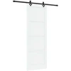 Slankios durys Balta ir juoda 83 x 232 cm