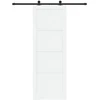 Slankios durys Balta ir juoda 83 x 232 cm
